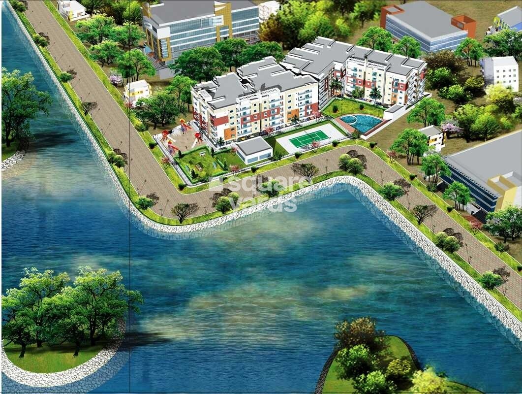 Abhee Lakeview Apartment Tower View