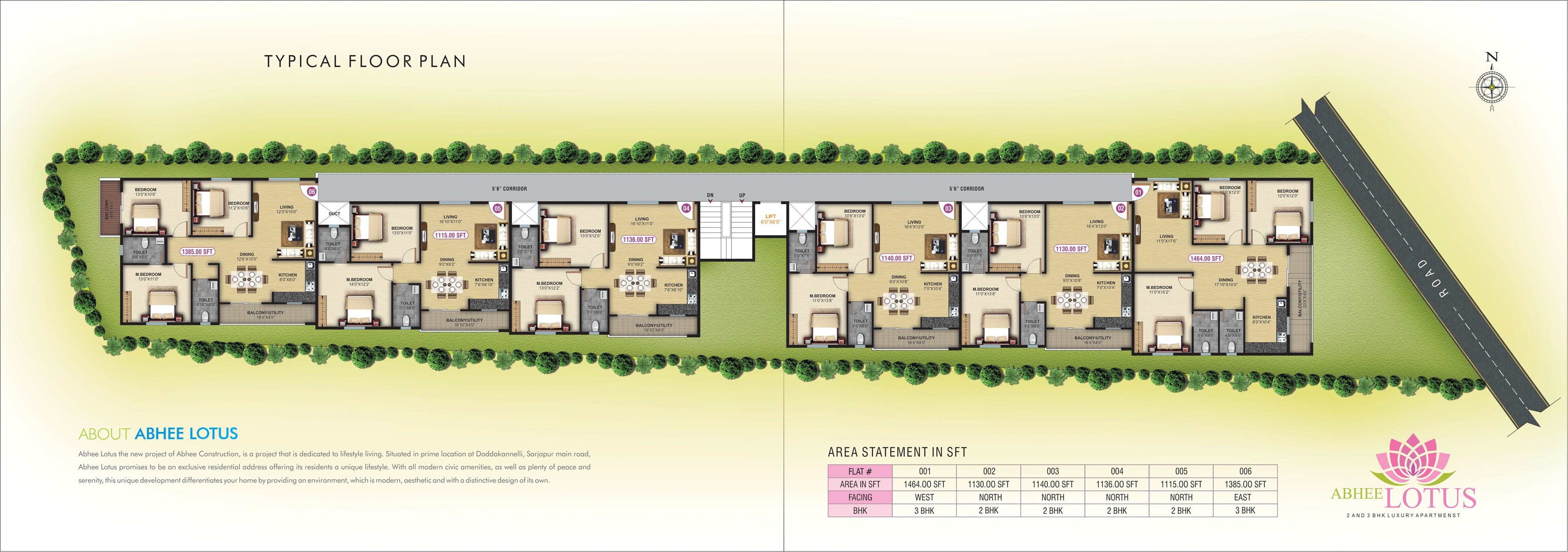 Abhee Lotus Floor Plans
