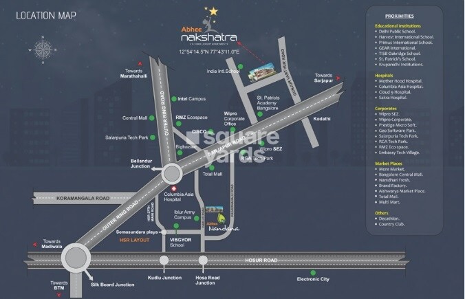 Abhee Nakshatra Location Image