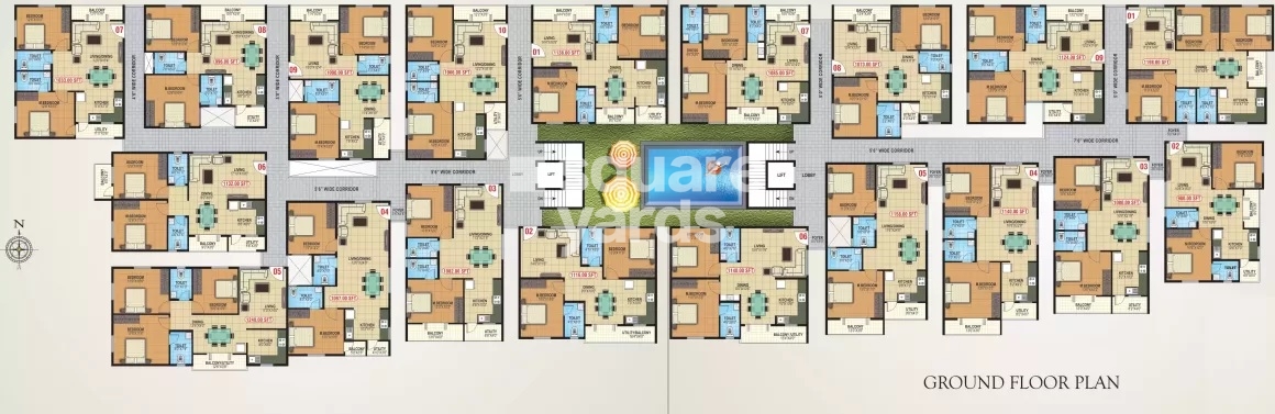 Abhee Nandana Floor Plans