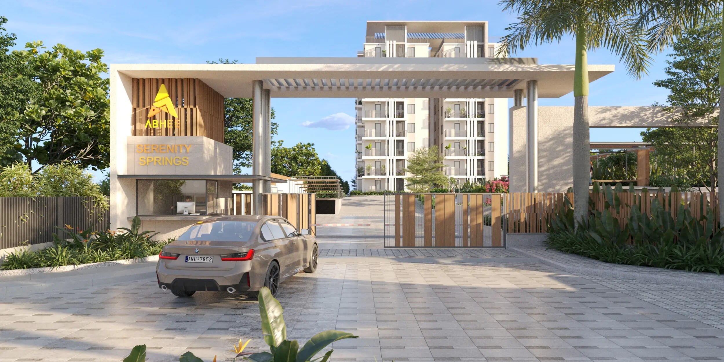 Abhee Serenity Springs Entrance View