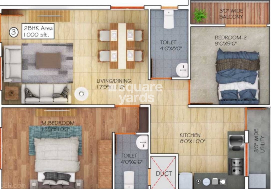 Abhinaya Heights Floor Plans