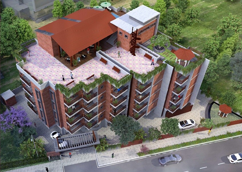 Acrolith Lotus Hill Tower View