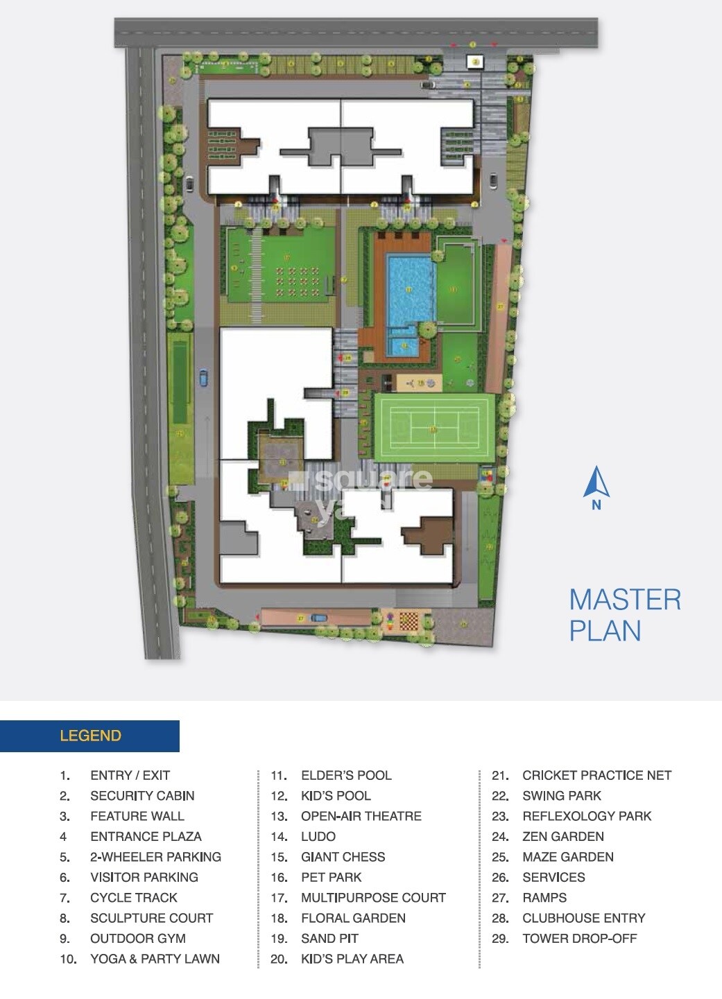 Adarsh-Crest-Phase-1_a collage of photos of a building