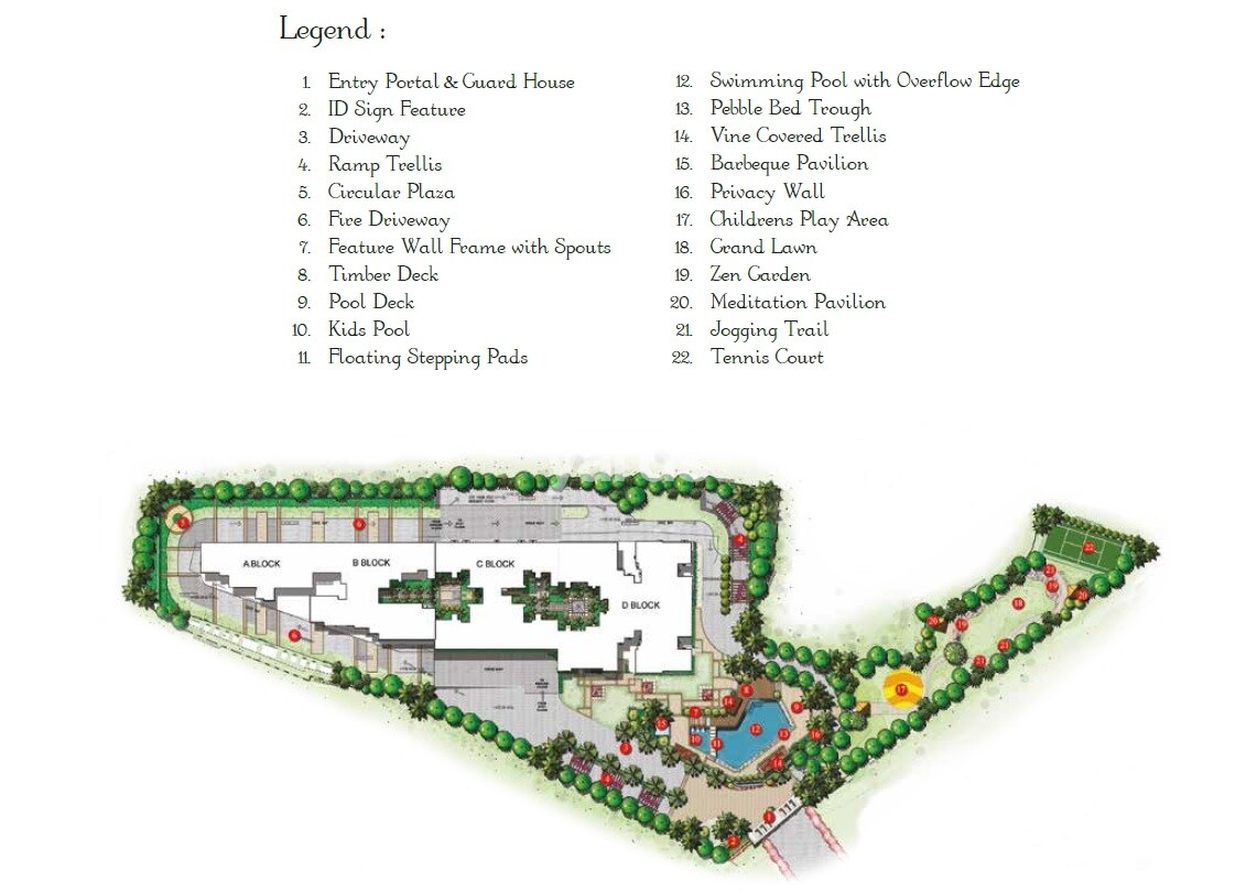 Adarsh Developers Premia Master Plan 1