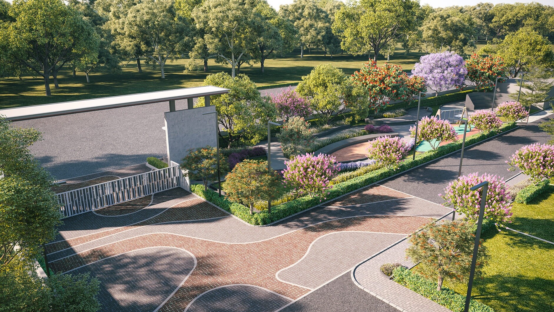 Adarsh Forest Glen Entrance View