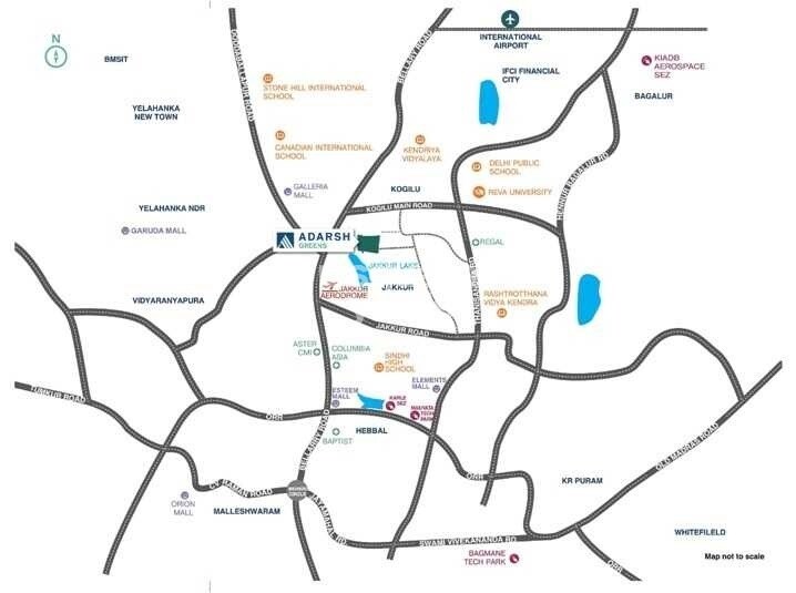 Adarsh Greens Phase 2 Location Image