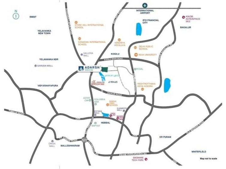 Adarsh Greens Location Image