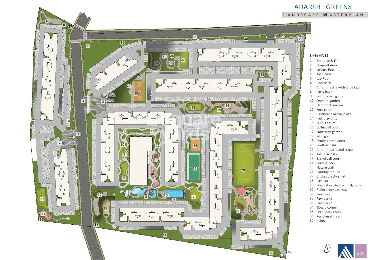 Adarsh Greens Master Plan 1