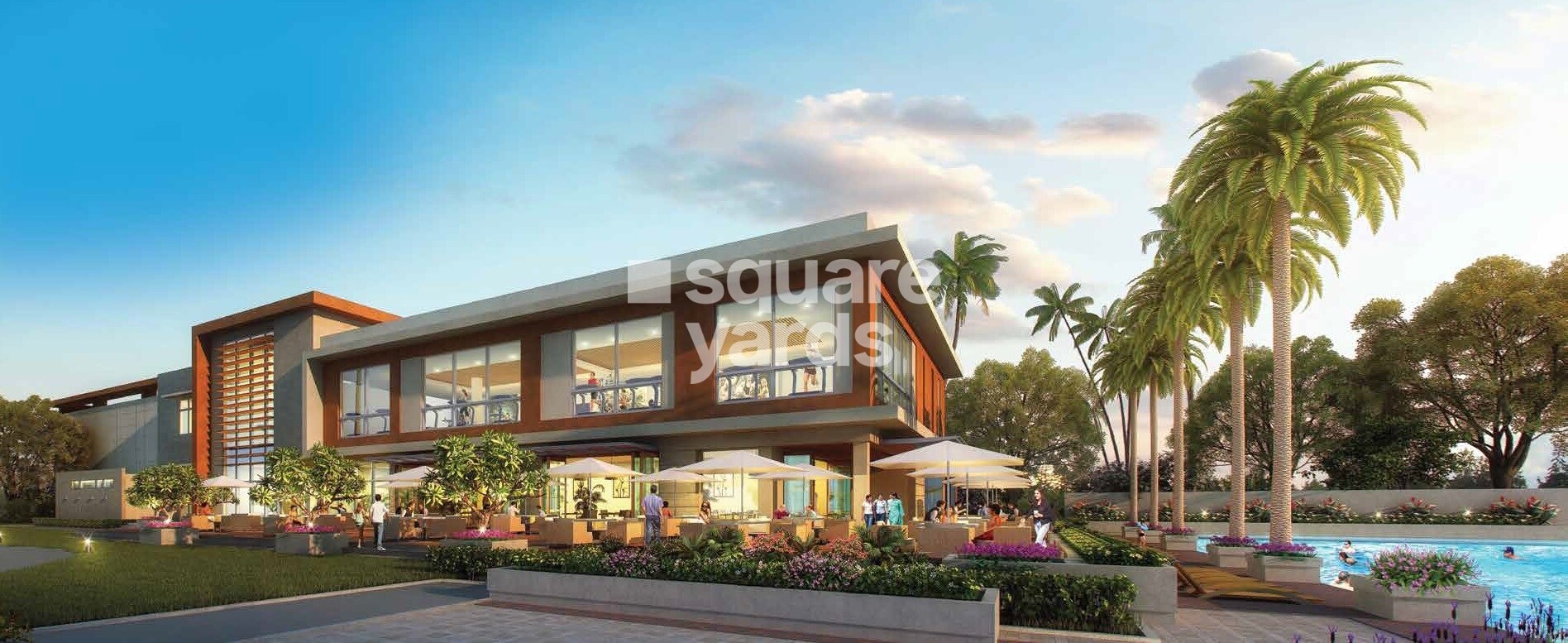 Adarsh Palm Acres Clubhouse External Image