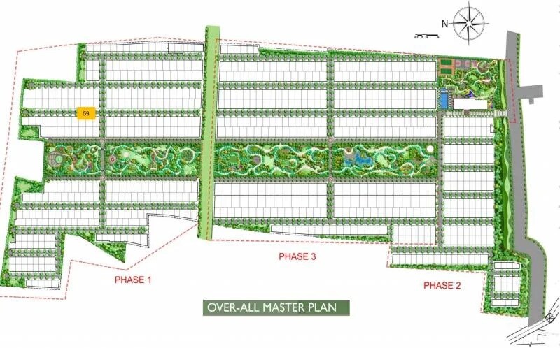 Adarsh Palm Acres Master Plan 1