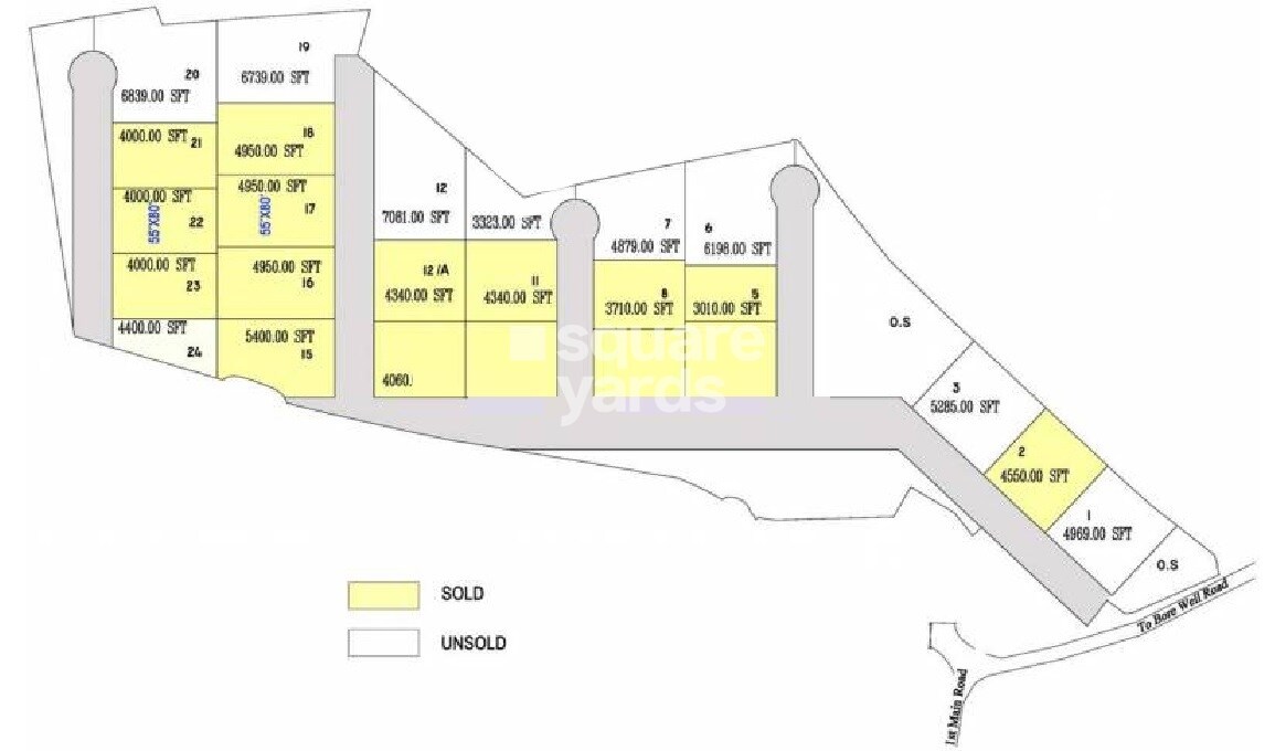 Adarsh Palm Meadows Annexe Master Plan 1