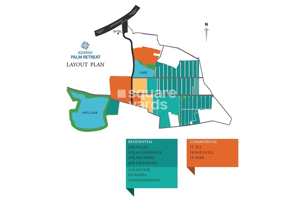 Adarsh Palm Retreat Condominius Master Plan 1