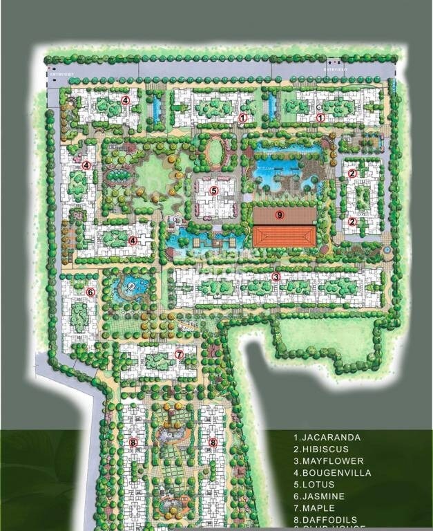 Adarsh Palm Retreat Daffodils Master Plan Image 1