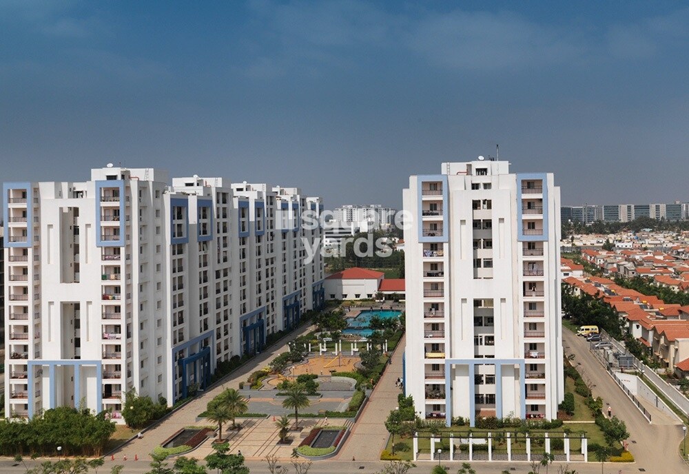 Adarsh Palm Retreat Lake Front Tower View 2