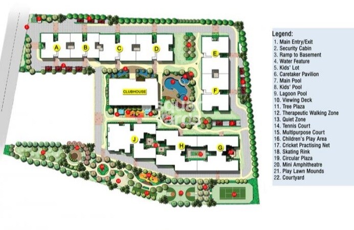 Adarsh Palm Retreat Tower II Master Plan 1