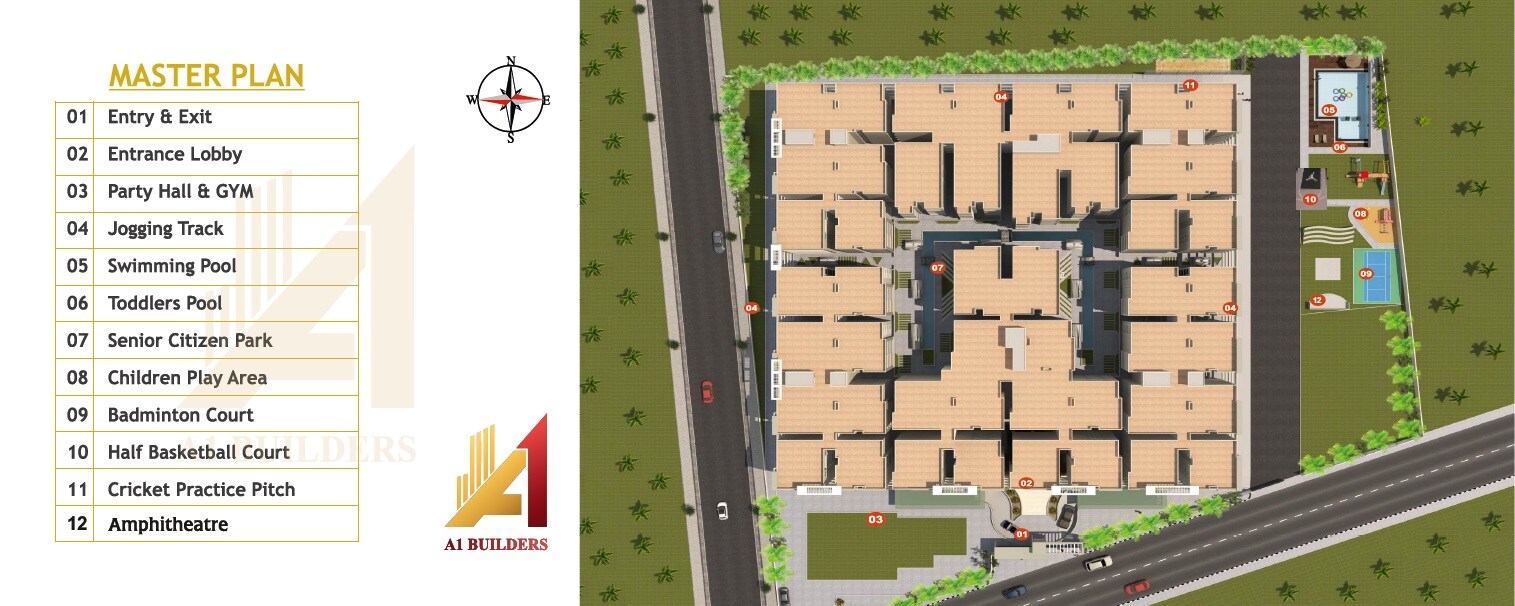 Adarsh Paradise Master Plan 1