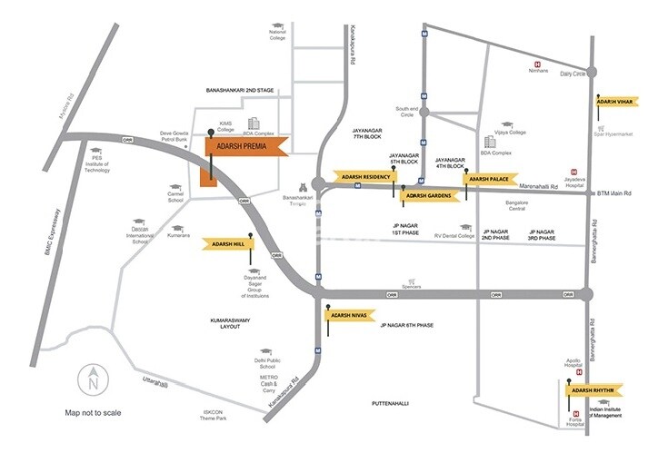 Adarsh Rhythm Location Image