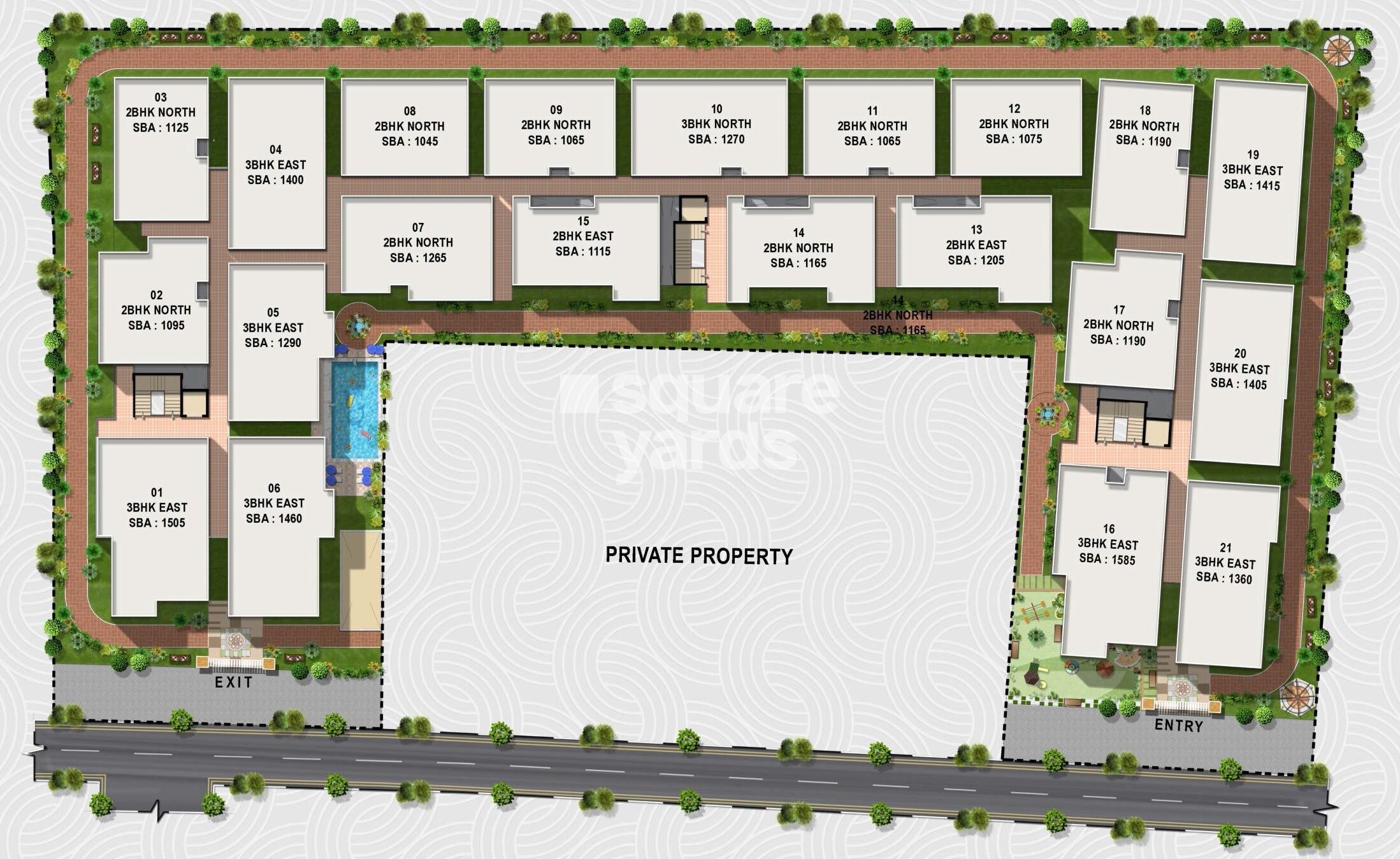 Adarsh-Sai-Crystal_a computer generated image of a building