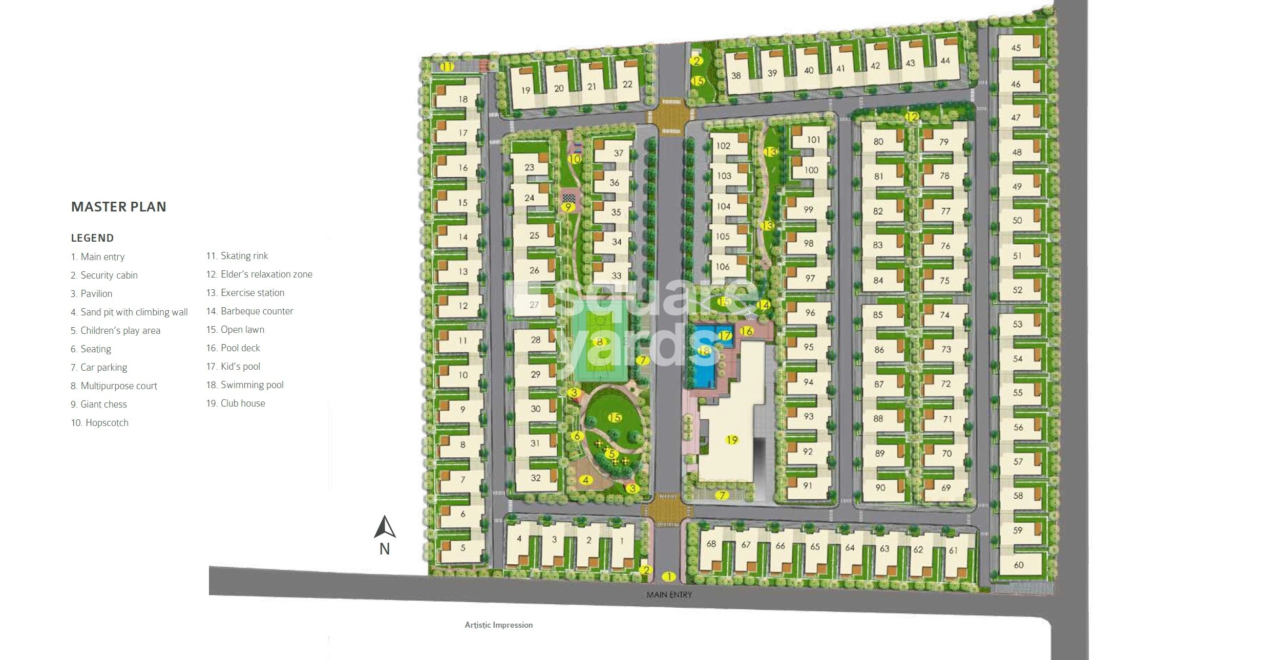 Adarsh Tranqville Master Plan Image