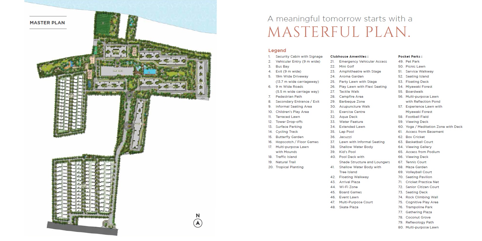 Adarsh Welkin Park Master Plan Image