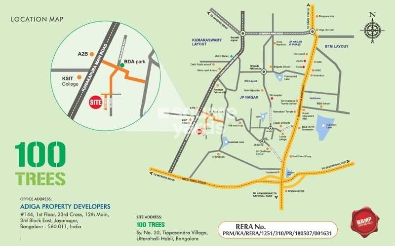 Adiga 100 Trees Location Image