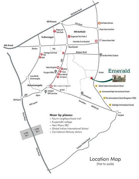 Adithi Emerald Location Image