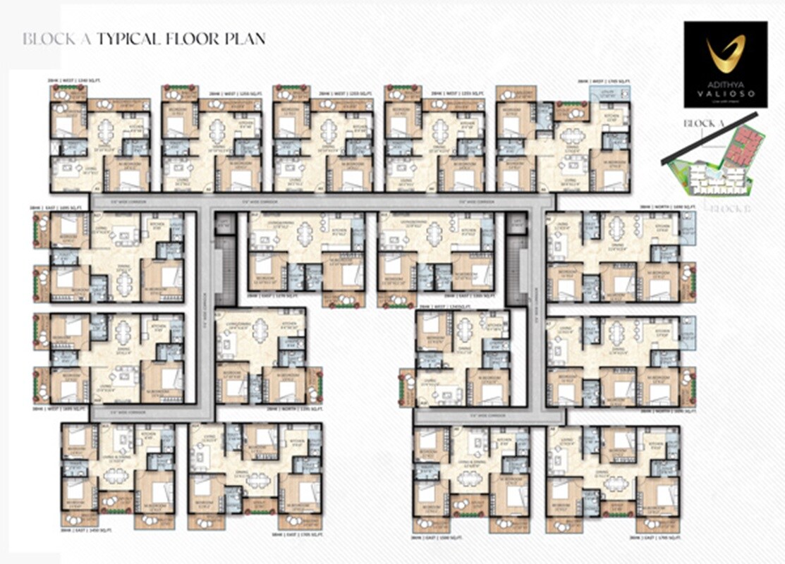 Adithya Valioso Floor Plans