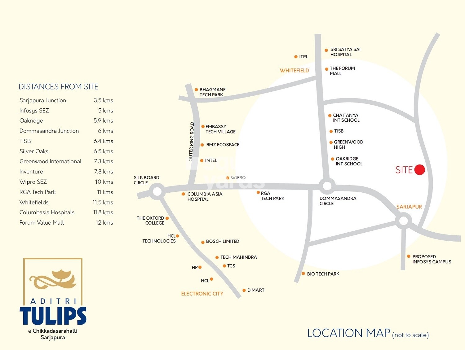 Aditri Tulips Location Image