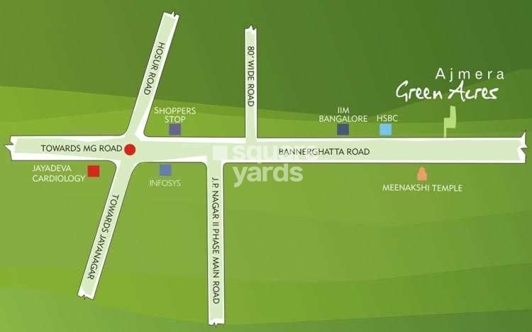 Ajmera Green Acres Location Image