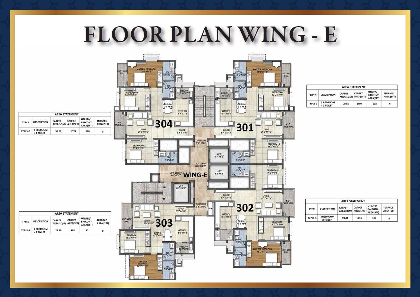 Ajmera Lakeside Paradise Floor Plans 1