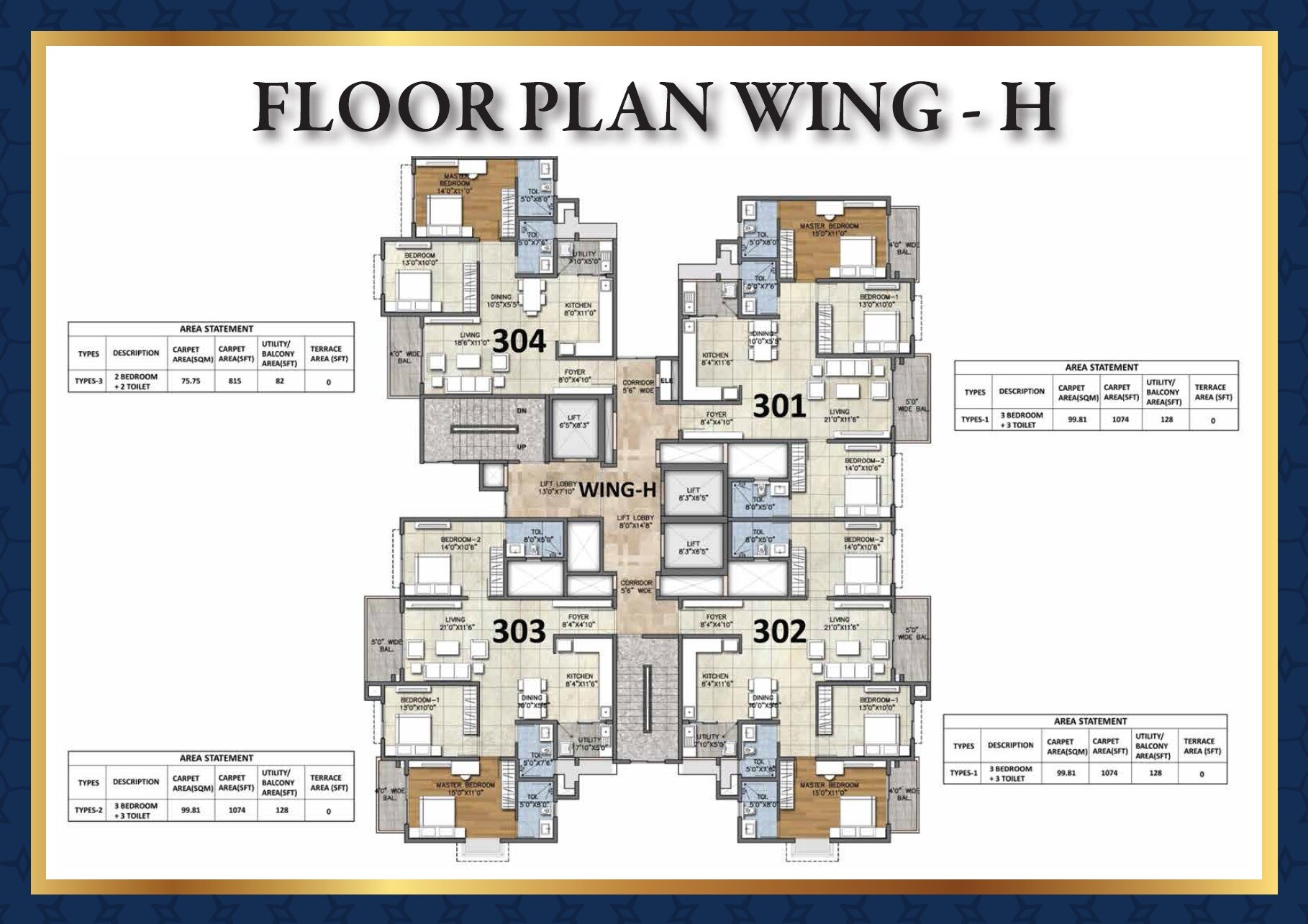 Ajmera Lakeside Paradise Floor Plans 4