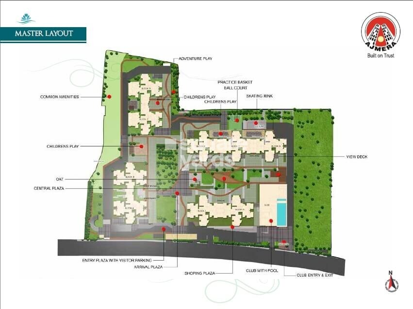 Ajmera Lugaano Master Plan 1