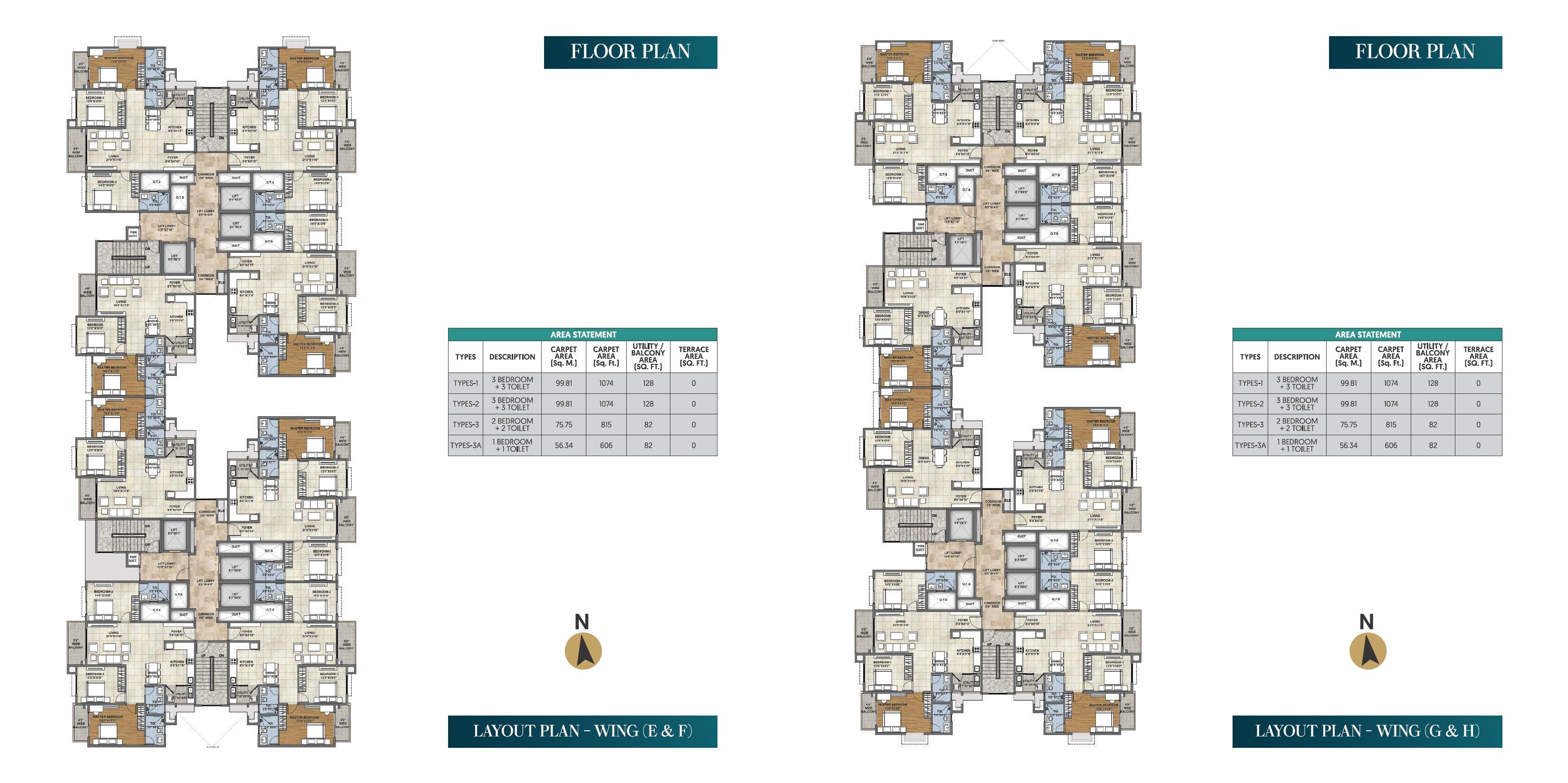 Ajmera Marina Floor Plans