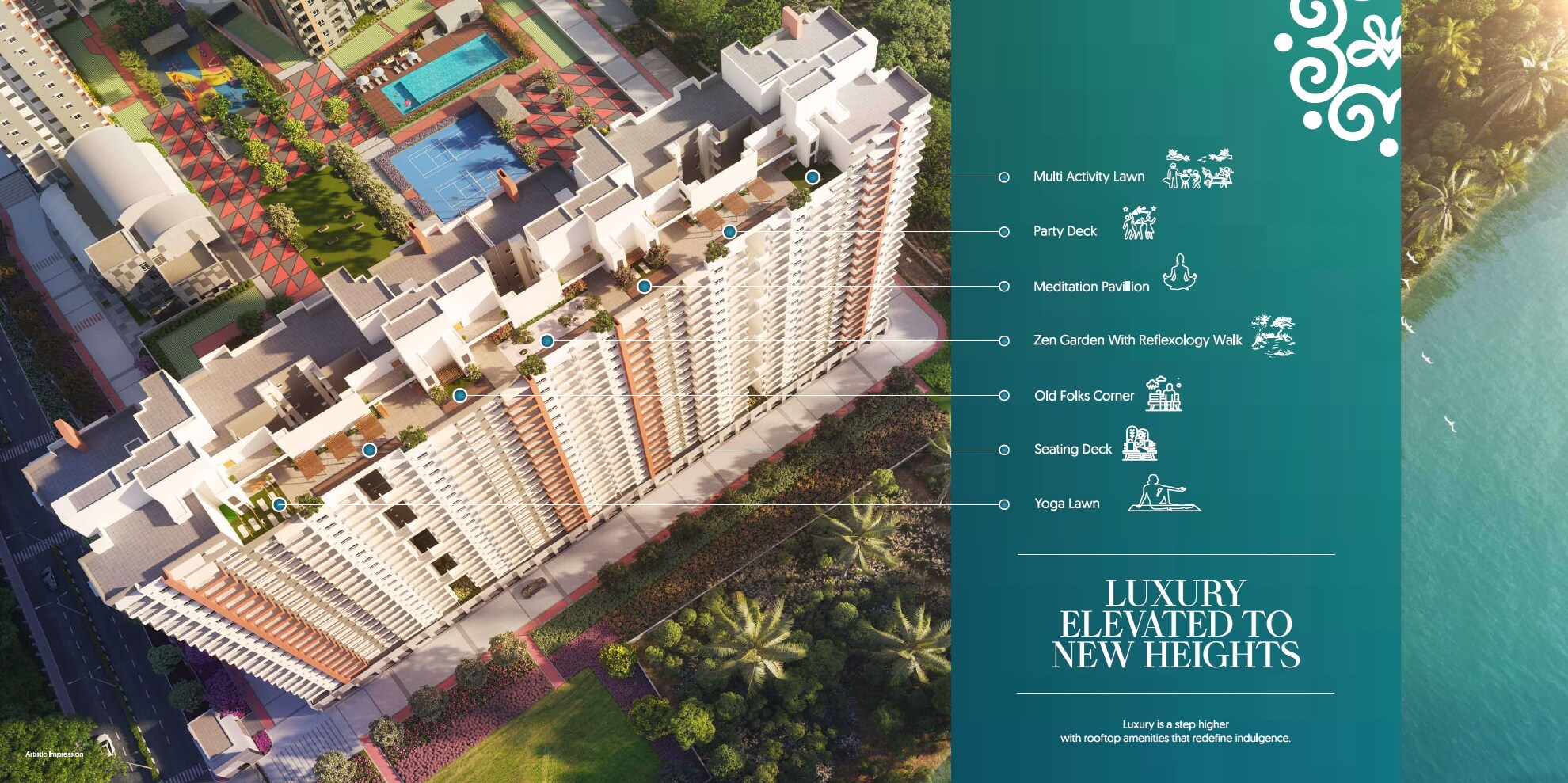 Ajmera Marina Tower View