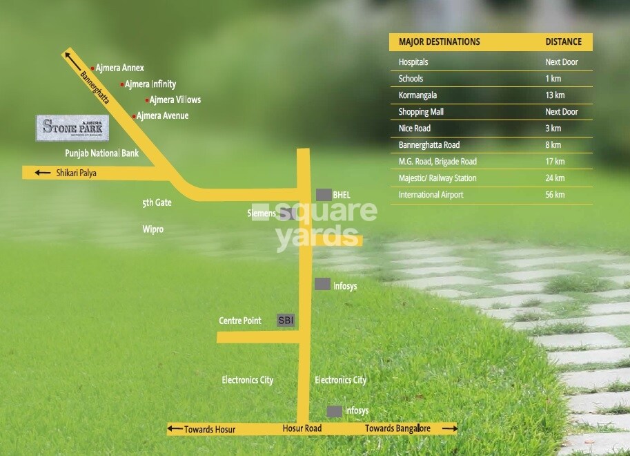 Ajmera Stone Park Location Image