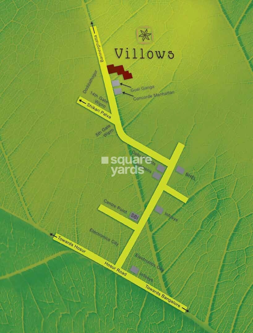 Ajmera Villows Location Image