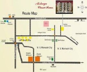 Akshaya Homes JP Nagar Phase 7 Location Image