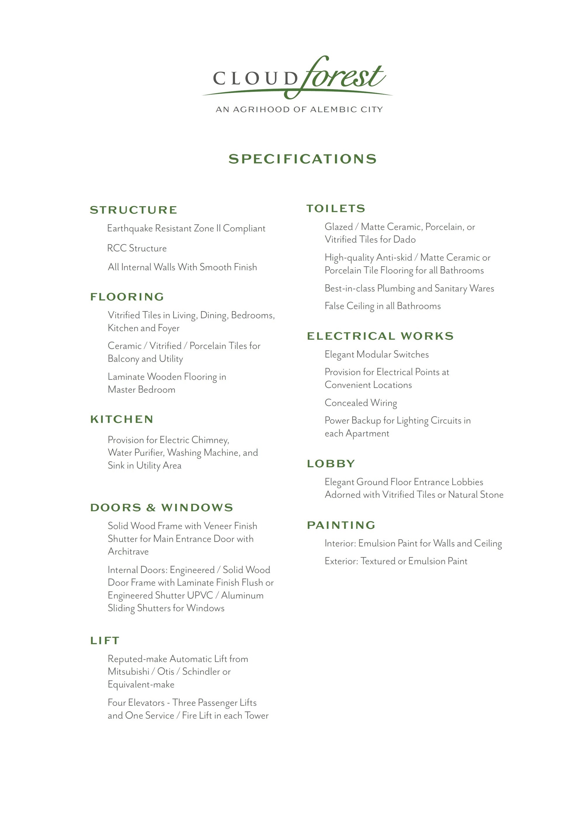 Alembic Cloud Forest Specification