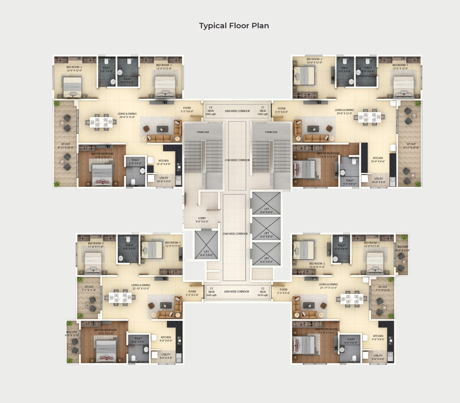 Amberstone Ventara Residences Floor Plans