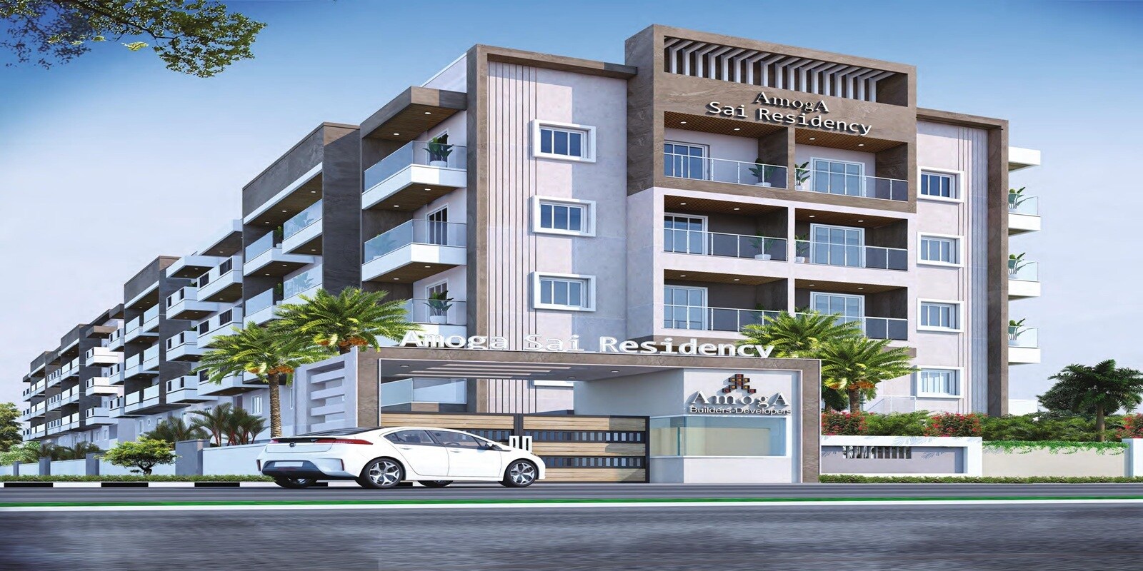 Amoga Sai Residency residential project in Doddathoguru