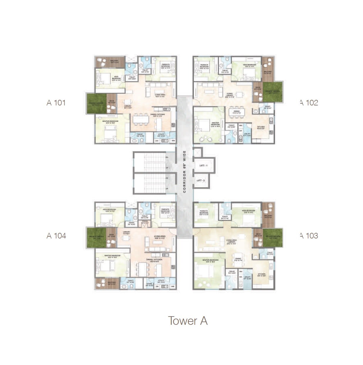 Amogaya Adorit Floor Plans 1