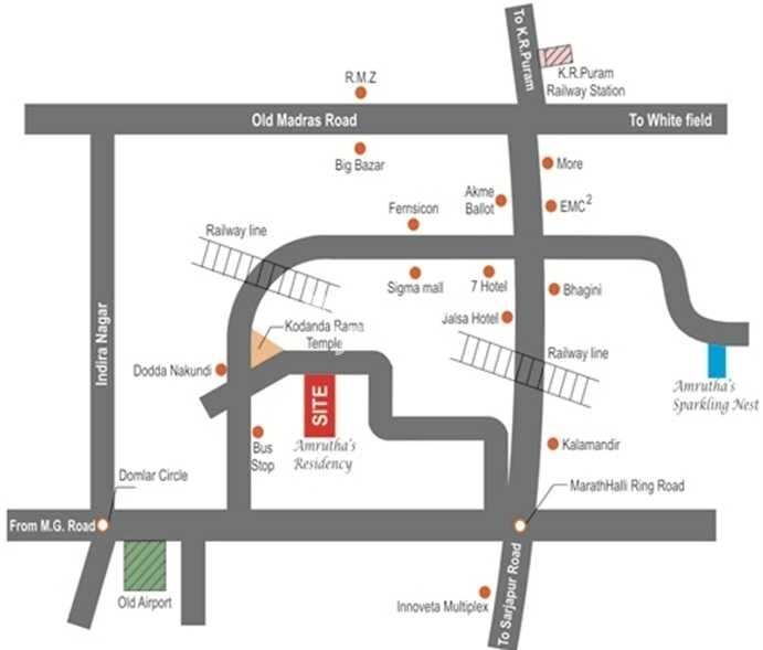Amruth Residency Location Image