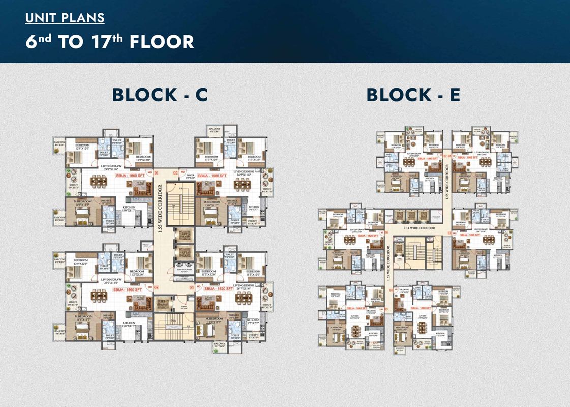 Amrutha Lake Vista Floor Plans