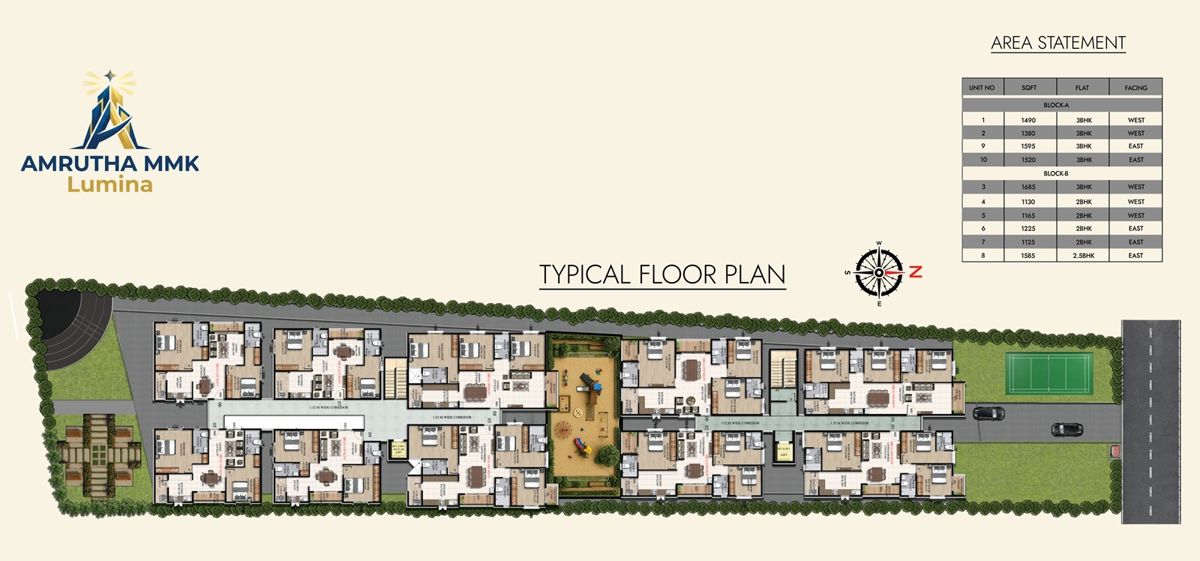 Amrutha MMK Lumina Floor Plans