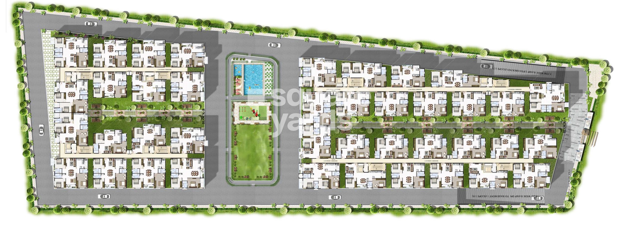 Amrutha Platinum Tower Master Plan Image