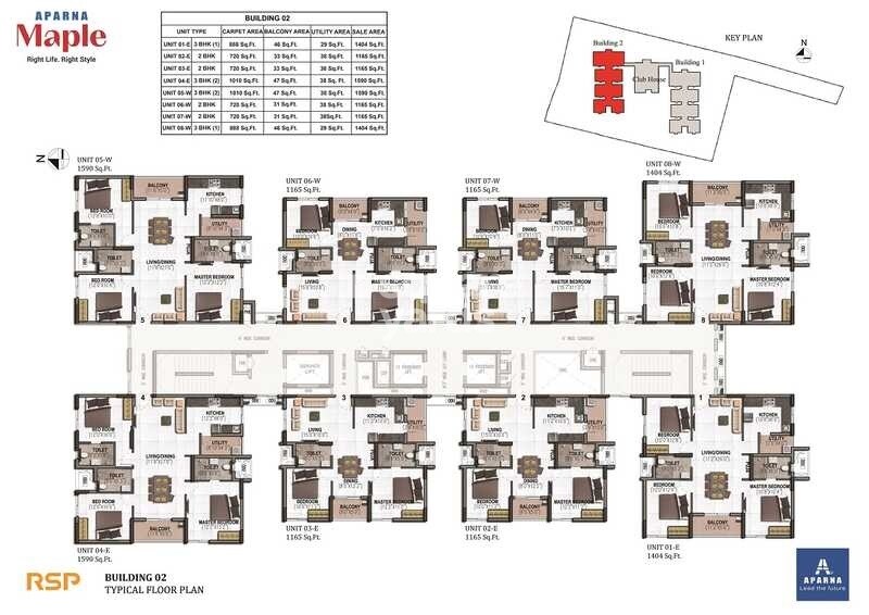 Aparna Maple Floor Plans