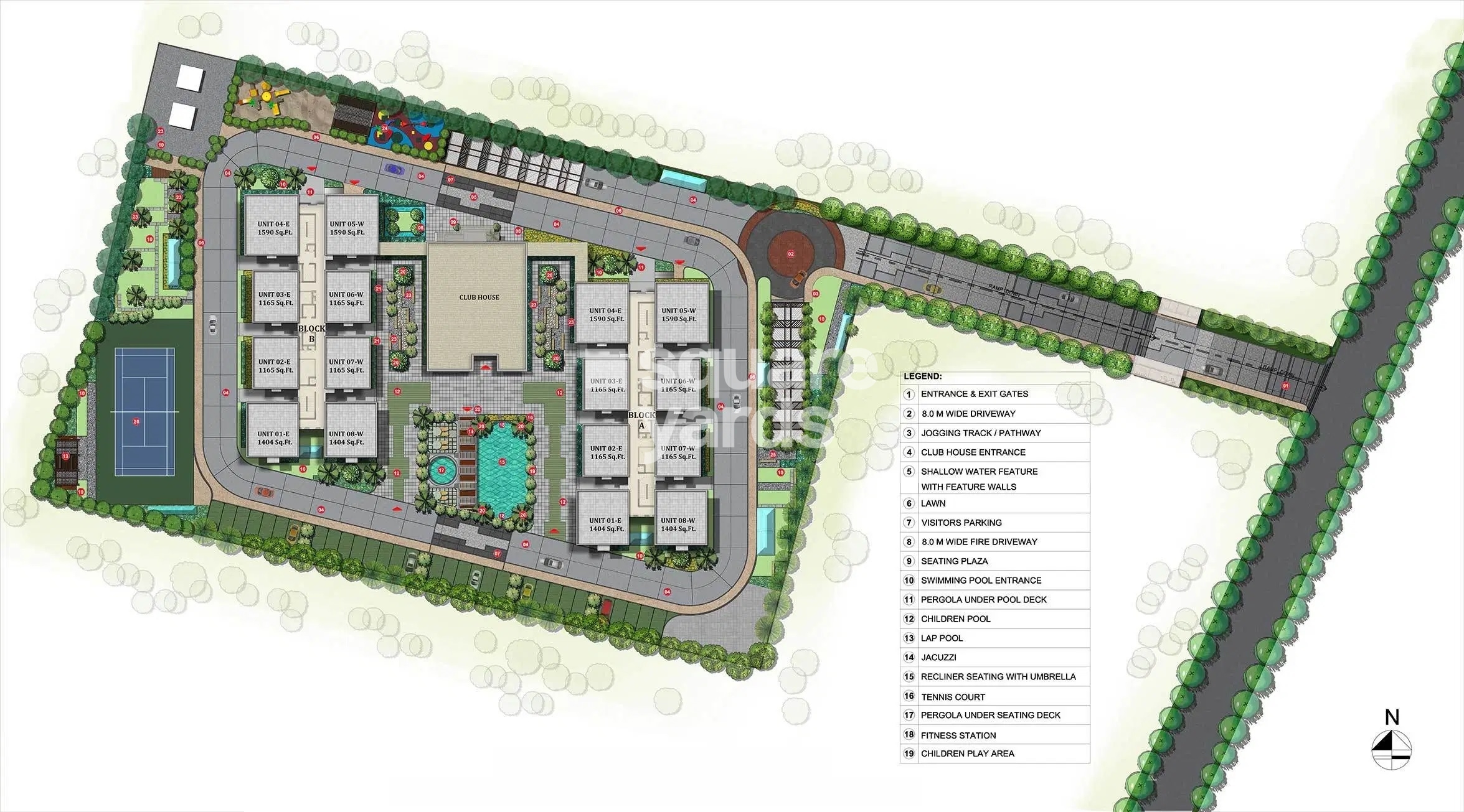 Aparna Maple Master Plan Image