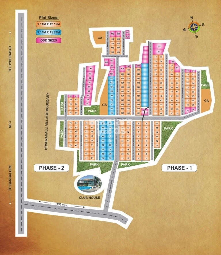 Apranje Elite Springs Master Plan 1