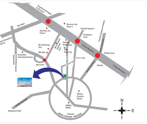 Aratt Atlantis Location Image